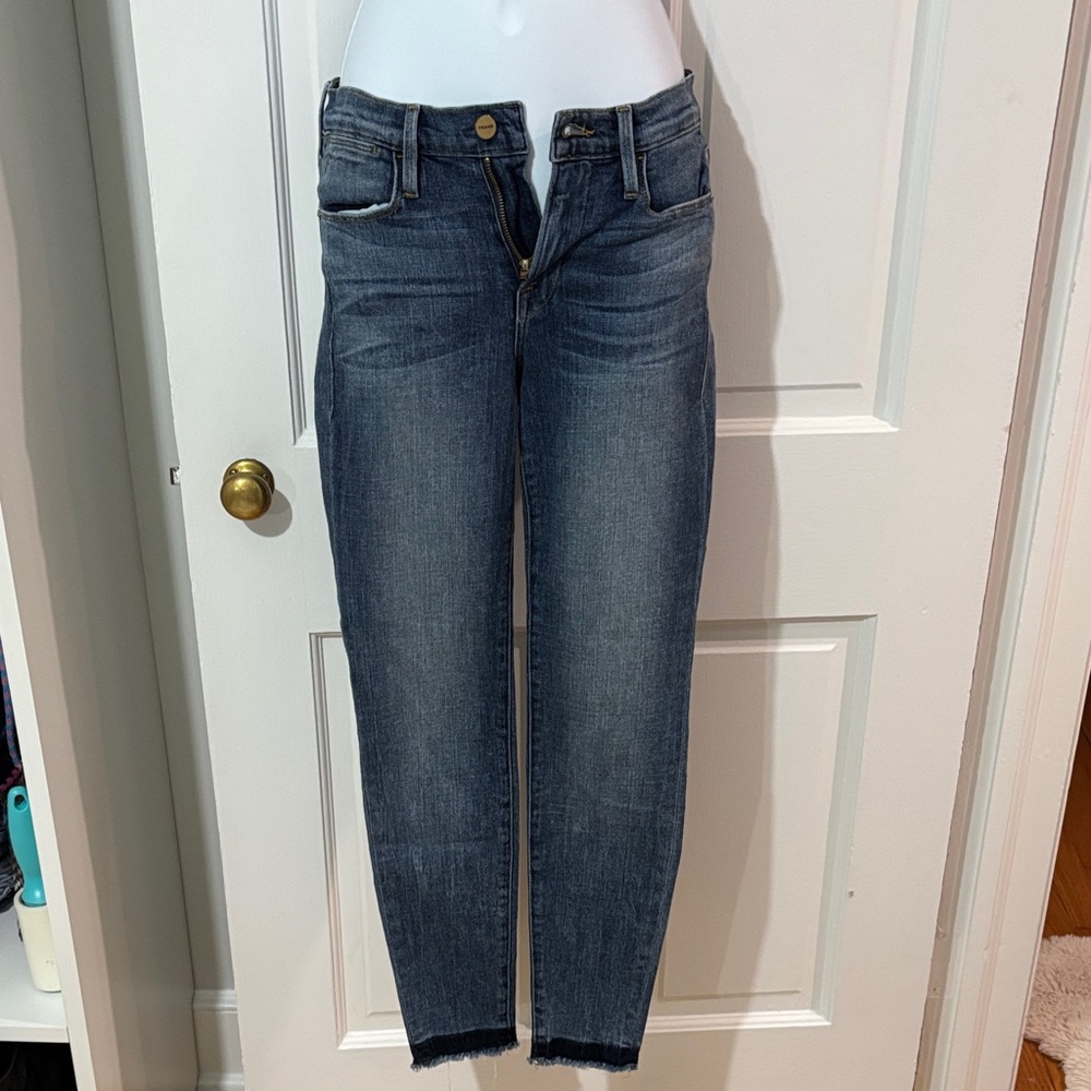 Frame Denim Dark Blue Ankle Jeans 24